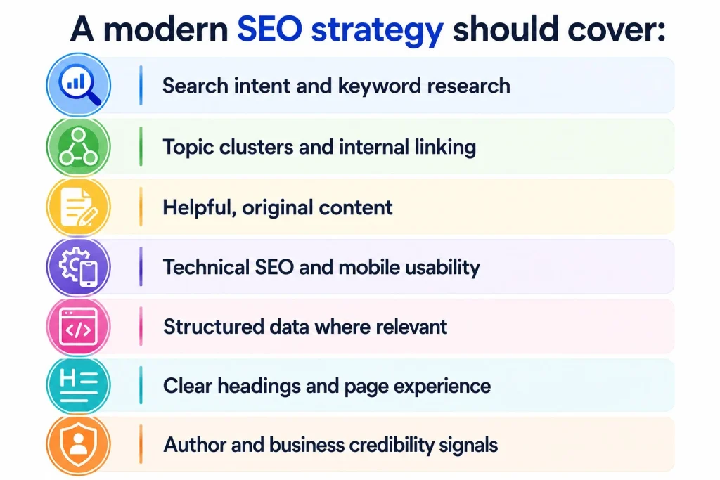 A modern SEO strategy 